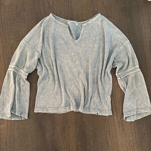 Distressed Waffle Shirt